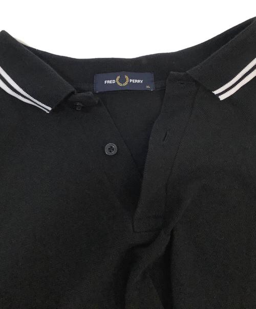 FRED PERRY（フレッドペリー）FRED PERRY (フレッドペリー) ポロシャツ ブラック サイズ:XLの古着・服飾アイテム