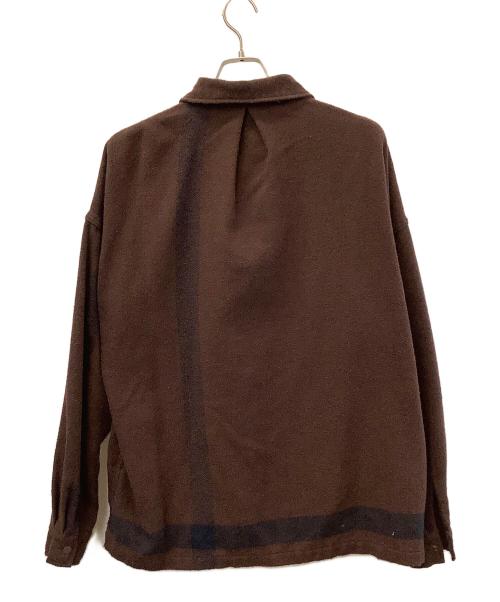 REMI RELIEF（レミレリーフ）REMI RELIEF (レミレリーフ) 長袖シャツ バーガンディー サイズ:Lの古着・服飾アイテム