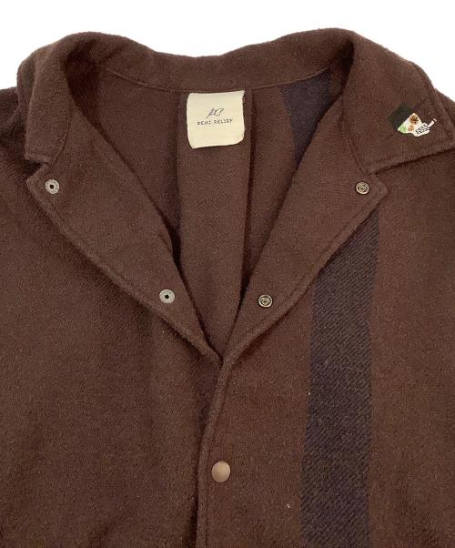 REMI RELIEF（レミレリーフ）REMI RELIEF (レミレリーフ) 長袖シャツ バーガンディー サイズ:Lの古着・服飾アイテム