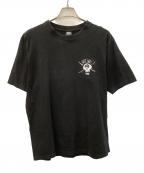 stussyステューシー）の古着「半袖カットソー」｜ブラック