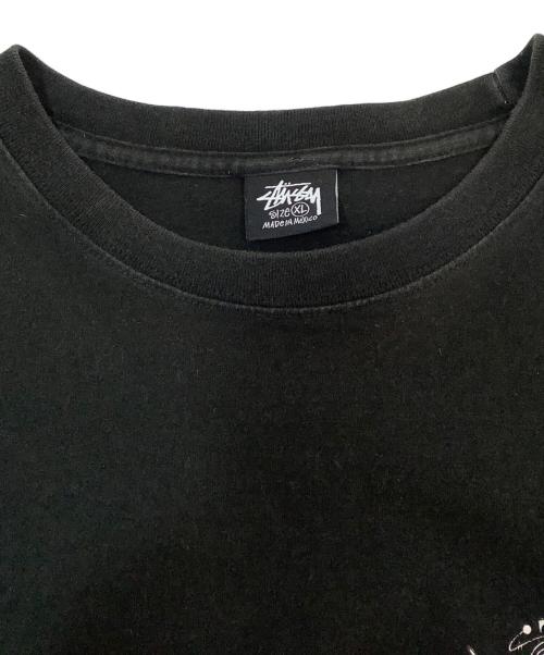 stussy（ステューシー）stussy (ステューシー) 半袖カットソー ブラック サイズ:XLの古着・服飾アイテム