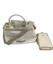 Lily Brown（リリーブラウン）の古着「2WAYバッグ」｜ホワイト