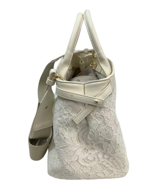 Lily Brown（リリーブラウン）Lily Brown (リリーブラウン) 2WAYバッグ ホワイトの古着・服飾アイテム