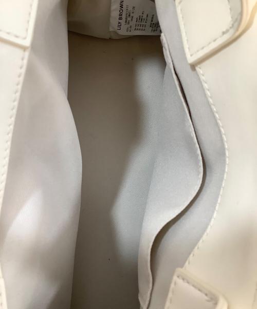 Lily Brown（リリーブラウン）Lily Brown (リリーブラウン) 2WAYバッグ ホワイトの古着・服飾アイテム