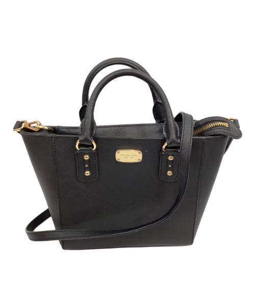 MICHAEL KORS（マイケル・コース）MICHAEL KORS (マイケル・コース) 2WAYショルダーバッグ ネイビーの古着・服飾アイテム