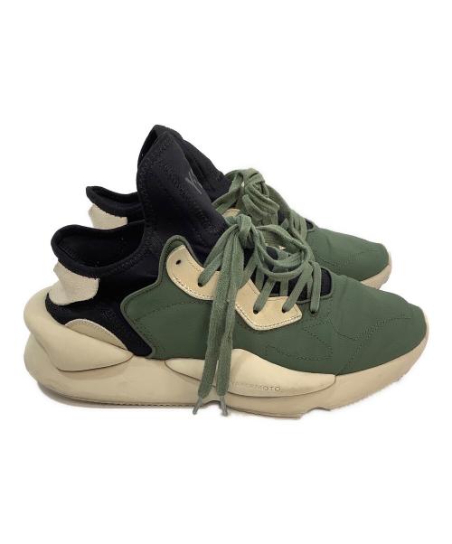 Y-3（ワイスリー）Y-3 (ワイスリー) ローカットスニーカー グリーン サイズ:27cmの古着・服飾アイテム