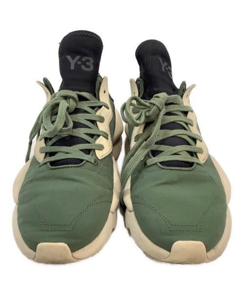 Y-3（ワイスリー）Y-3 (ワイスリー) ローカットスニーカー グリーン サイズ:27cmの古着・服飾アイテム