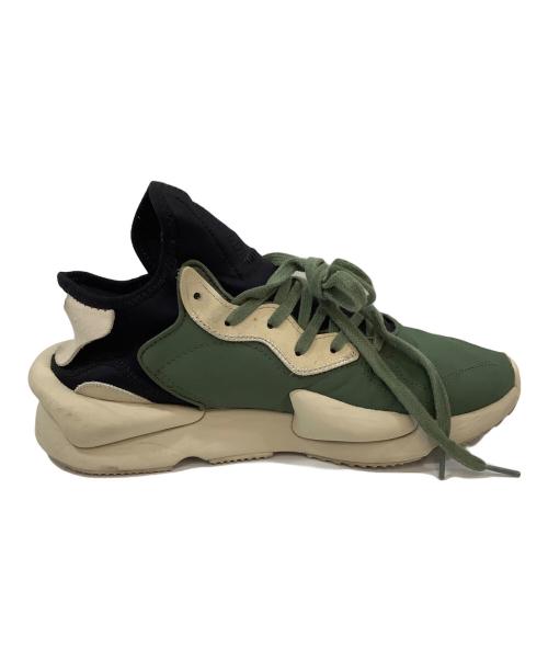 Y-3（ワイスリー）Y-3 (ワイスリー) ローカットスニーカー グリーン サイズ:27cmの古着・服飾アイテム