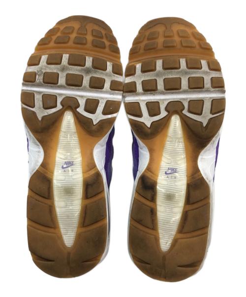 NIKE（ナイキ）NIKE (ナイキ) Air Max 95 ホワイト×パープル サイズ:26.5の古着・服飾アイテム