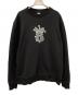 stussy（ステューシー）の古着「S CROWN CREW SWEATSHIRT」｜ブラック