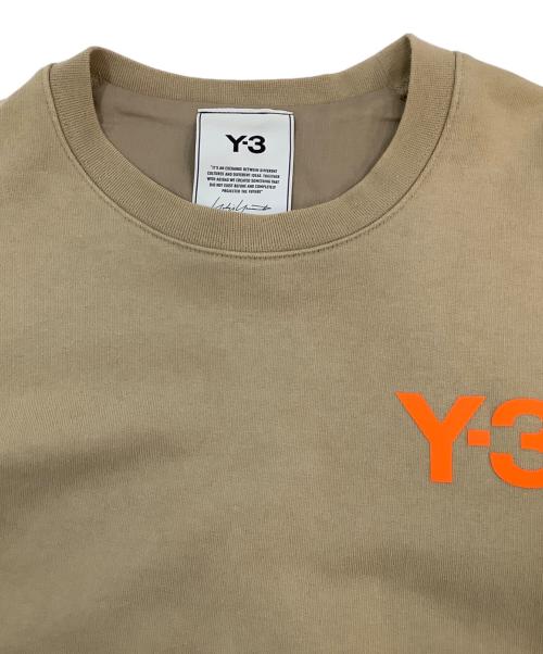 Y-3（ワイスリー）Y-3 (ワイスリー) M CLASSIC CHEST LOGO CREW SWEATSHIRT ベージュ サイズ:Mの古着・服飾アイテム