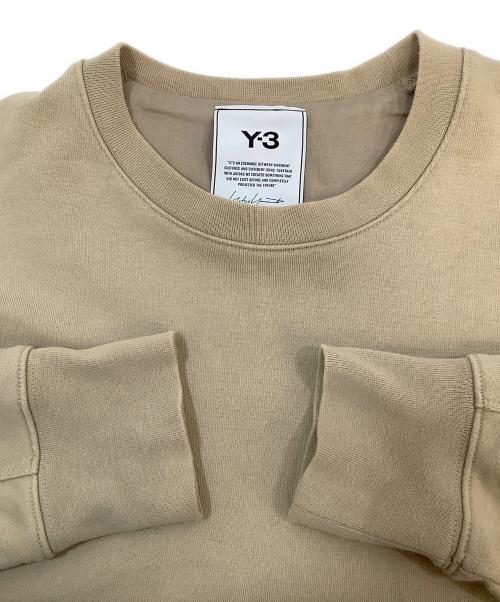 Y-3（ワイスリー）Y-3 (ワイスリー) M CLASSIC CHEST LOGO CREW SWEATSHIRT ベージュ サイズ:Mの古着・服飾アイテム