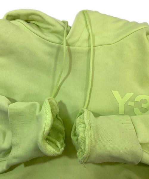 Y-3（ワイスリー）Y-3 (ワイスリー) CLASSIC CHEST LOGO HOODIE イエロー サイズ:Sの古着・服飾アイテム