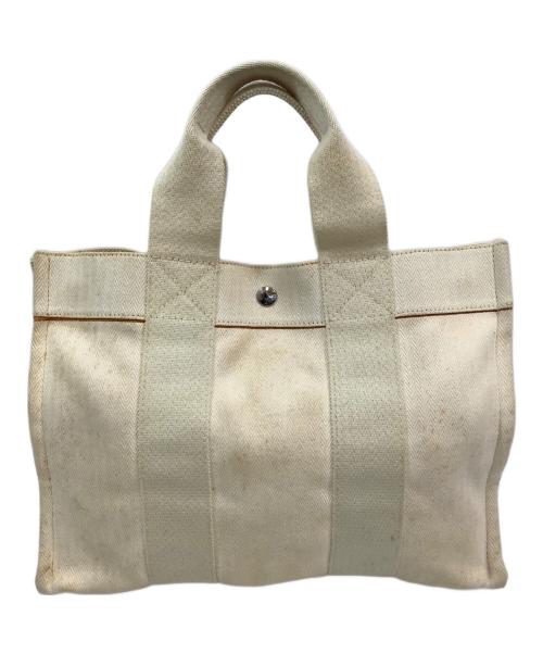 HERMES（エルメス）HERMES (エルメス) トートバッグ アイボリーの古着・服飾アイテム
