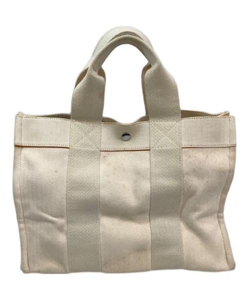 HERMES（エルメス）HERMES (エルメス) トートバッグ アイボリーの古着・服飾アイテム