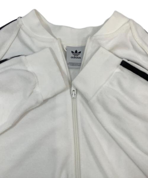 adidas（アディダス）adidas (アディダス) トラックジャケット ホワイト サイズ:Lの古着・服飾アイテム