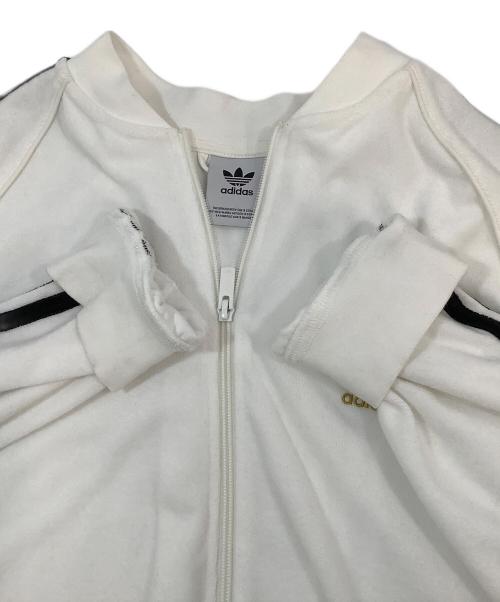 adidas（アディダス）adidas (アディダス) トラックジャケット ホワイト サイズ:Lの古着・服飾アイテム