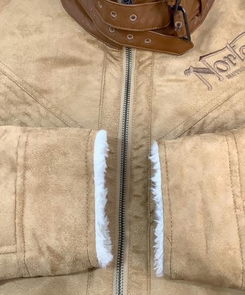 Norton（ノートン）Norton (ノートン) 裏ボアジャケット ブラウン サイズ:Lの古着・服飾アイテム