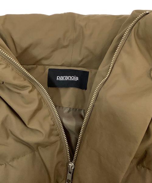 paranoia paradiso（パラノイアパラディーソ）paranoia paradiso (パラノイアパラディーソ) ダウンジャケット ブラウン サイズ:Free 未使用品の古着・服飾アイテム