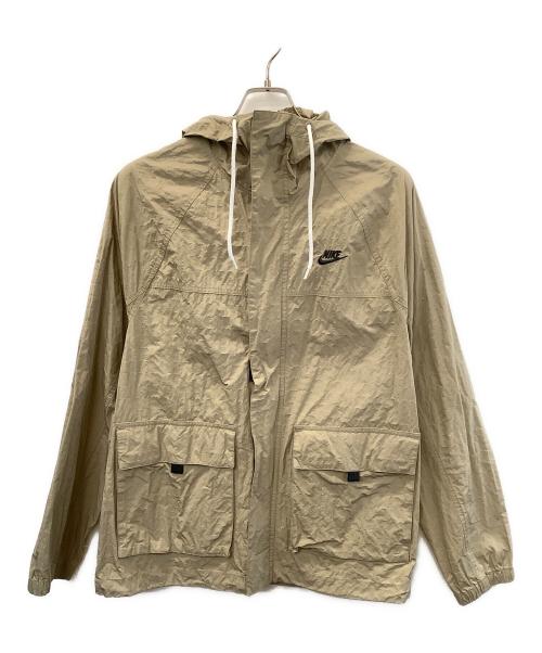 NIKE（ナイキ）NIKE (ナイキ) レインジャケット ベージュ サイズ:Mの古着・服飾アイテム