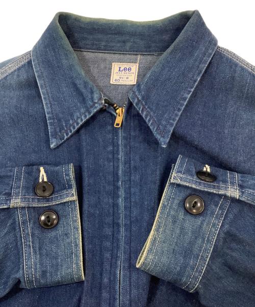 LEE（リー）LEE (リー) ジップアップデニムジャケット インディゴ サイズ:40の古着・服飾アイテム