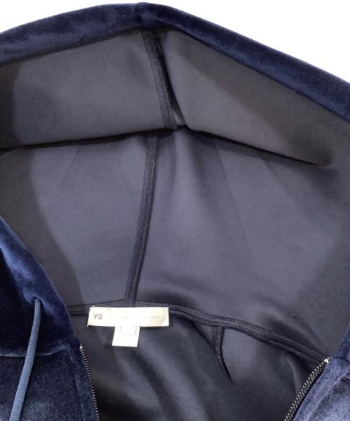 Y-3（ワイスリー）Y-3 (ワイスリー) adidas (アディダス) ジップパーカー ブルー サイズ:Sの古着・服飾アイテム