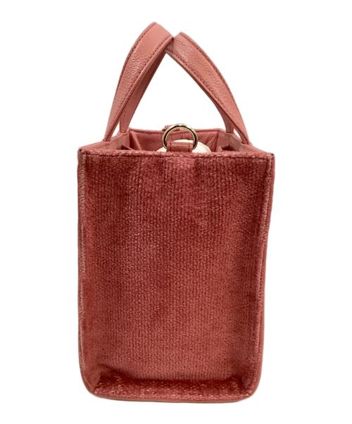 FEILER（フェイラー）FEILER (フェイラー) スクエア２WAYミニバッグ ピンクの古着・服飾アイテム