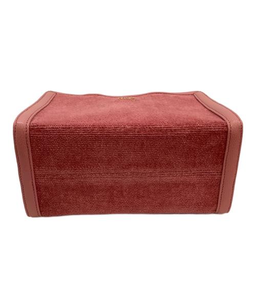 FEILER（フェイラー）FEILER (フェイラー) スクエア２WAYミニバッグ ピンクの古着・服飾アイテム