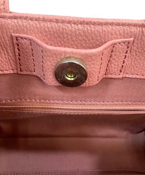 FEILER（フェイラー）FEILER (フェイラー) スクエア２WAYミニバッグ ピンクの古着・服飾アイテム