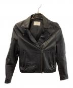 STUDIOUSステュディオス）の古着「ダブルライダースジャケット」｜ブラック