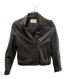 STUDIOUS（ステュディオス）の古着「ダブルライダースジャケット」｜ブラック