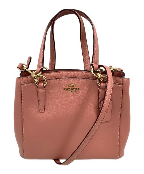 COACH（コーチ）COACH (コーチ) 2WAYショルダーバッグ ピンクの古着・服飾アイテム