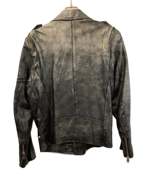 DIESEL（ディーゼル）DIESEL (ディーゼル) ライダースジャケット シルバー サイズ:Lの古着・服飾アイテム