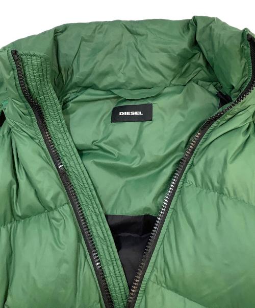 DIESEL（ディーゼル）DIESEL (ディーゼル) ダウンジャケット グリーン サイズ:Lの古着・服飾アイテム