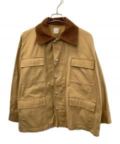 中古・古着通販】MIESROHE (ミースロエ) フェイクレザーカバーオール