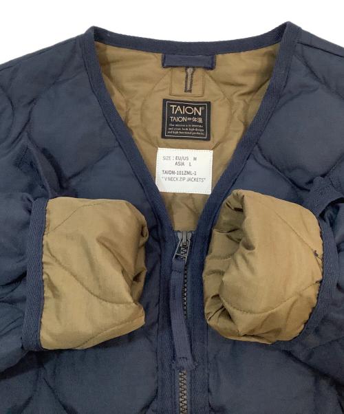 TAION（タイオン）TAION (タイオン) ダウンジャケット ネイビー サイズ:Lの古着・服飾アイテム