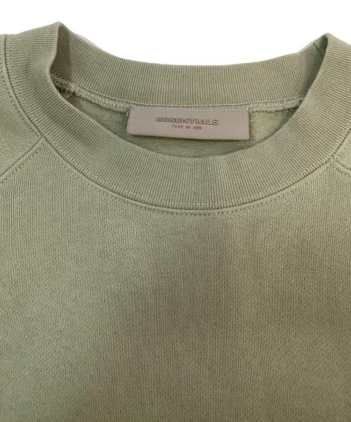 ESSENTIALS（エッセンシャルズ）ESSENTIALS (エッセンシャルズ) 裏起毛スウェット 黄緑 サイズ:Sの古着・服飾アイテム