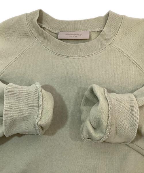 ESSENTIALS（エッセンシャルズ）ESSENTIALS (エッセンシャルズ) 裏起毛スウェット 黄緑 サイズ:Sの古着・服飾アイテム
