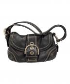 COACHコーチ）の古着「ショルダーバッグ」｜ブラック