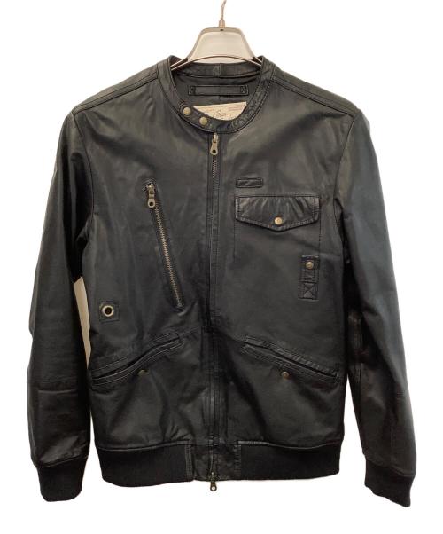 AVIREX（アヴィレックス）AVIREX (アヴィレックス) ライダースジャケット ブラック サイズ:Mの古着・服飾アイテム