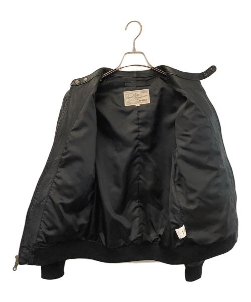 AVIREX（アヴィレックス）AVIREX (アヴィレックス) ライダースジャケット ブラック サイズ:Mの古着・服飾アイテム