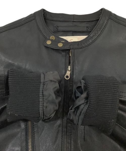 AVIREX（アヴィレックス）AVIREX (アヴィレックス) ライダースジャケット ブラック サイズ:Mの古着・服飾アイテム