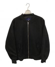 ITEMS URBAN RESEARCH（アイテムズ アーバンリサーチ）の古着「スエードジャケット」｜ブラック