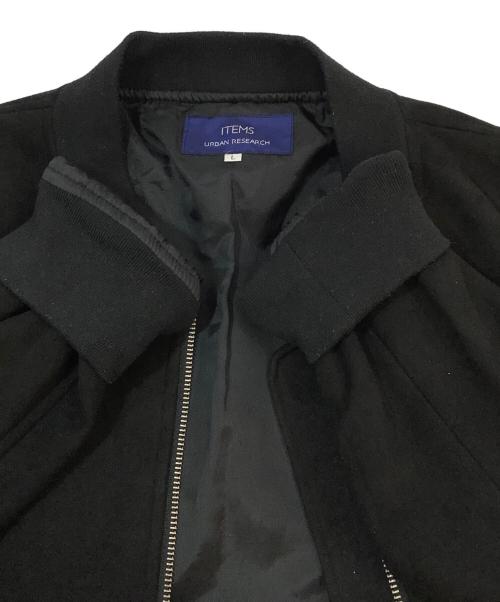 ITEMS URBAN RESEARCH（アイテムズ アーバンリサーチ）ITEMS URBAN RESEARCH (アイテムズ アーバンリサーチ) スエードジャケット ブラック サイズ:Lの古着・服飾アイテム