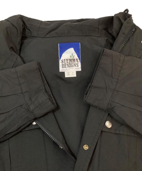 SIERRA DESIGNS（シエラデザインズ）SIERRA DESIGNS (シエラデザインズ) ナイロンジャケット ブラック サイズ:Mの古着・服飾アイテム