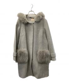 Rose Tiara（ローズティアラ）の古着「ウールコート」｜グレー