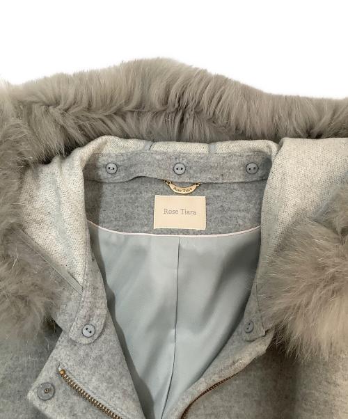Rose Tiara（ローズティアラ）Rose Tiara (ローズティアラ) ウールコート グレー サイズ:42の古着・服飾アイテム