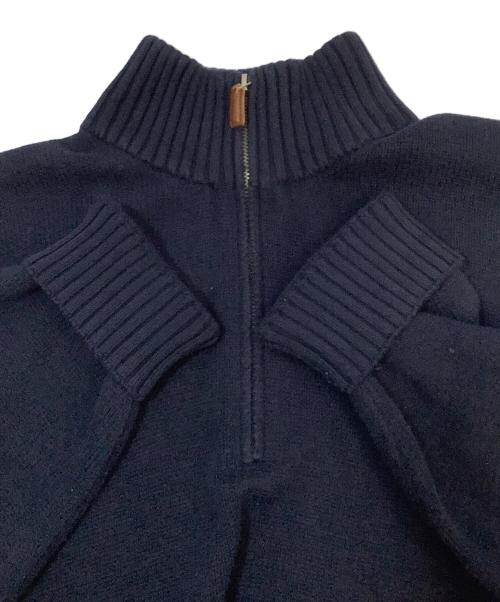 POLO RALPH LAUREN（ポロ・ラルフローレン）POLO RALPH LAUREN (ポロ・ラルフローレン) ジップニット ネイビー サイズ:Lの古着・服飾アイテム