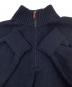 中古・古着 POLO RALPH LAUREN (ポロ・ラルフローレン) ジップニット ネイビー サイズ:L：6000円