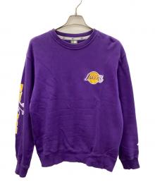 New Era×X-LARGE（ニューエラ×エクストララージ）の古着「スウェット」｜パープル